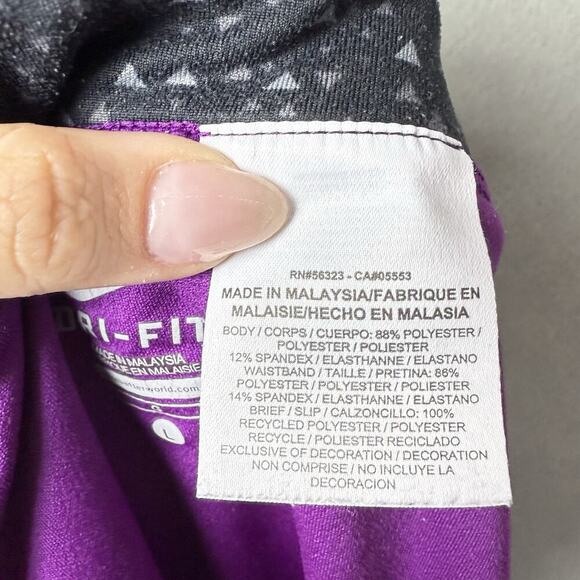 Nike Running Purple Athletic Shorts Elastic Waistband Jogging Workout Gym Size L - Picture 13 of 14